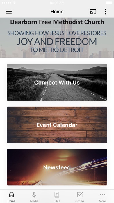 Dearborn Free Methodist Church Screenshot