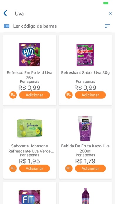 PaguePouco Supermercado Online Screenshot