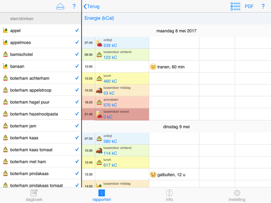 FoodSeeq iPad app afbeelding 10