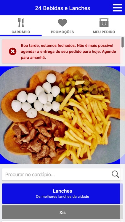 24 Bebidas e Lanches