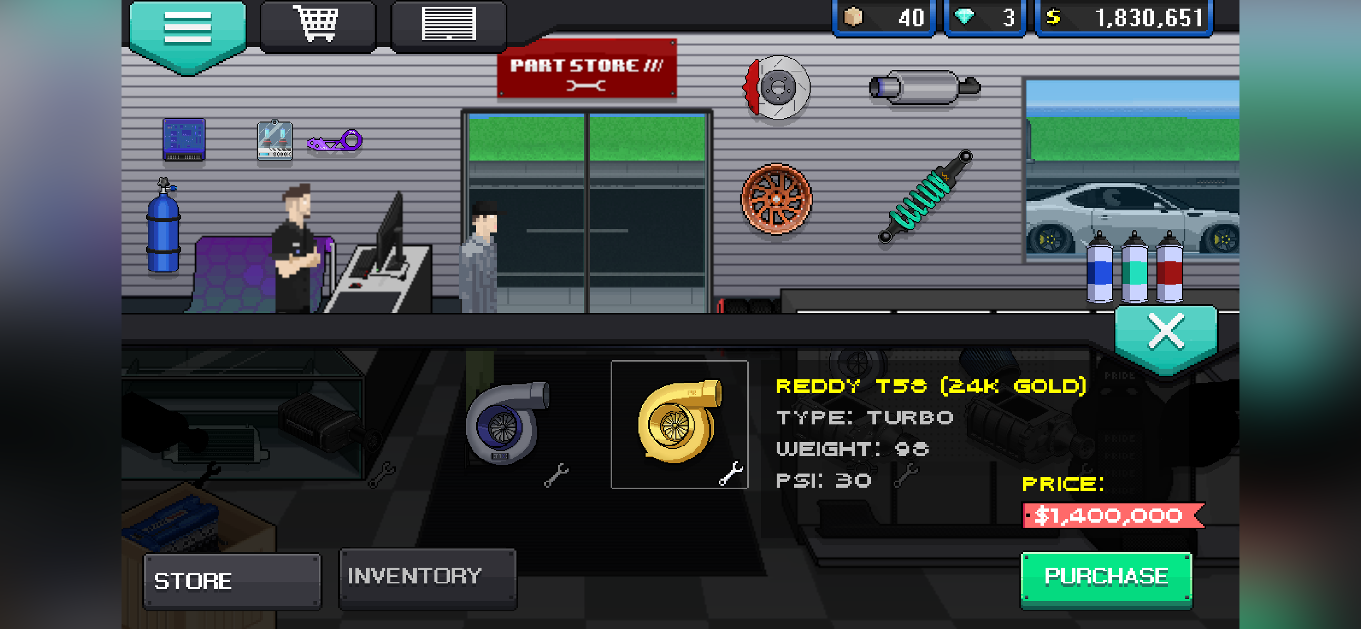 Pixel Car Racer