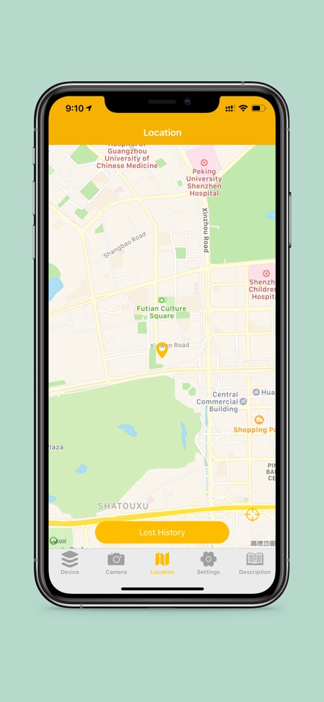 iSearching - Discover the integrated map view that pinpoints the last known location of a device, alongside access to a detailed "Lost History".