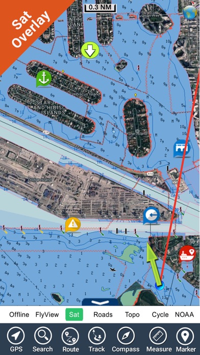 Screenshot #3 pour Florida Nautical Charts GPS HD