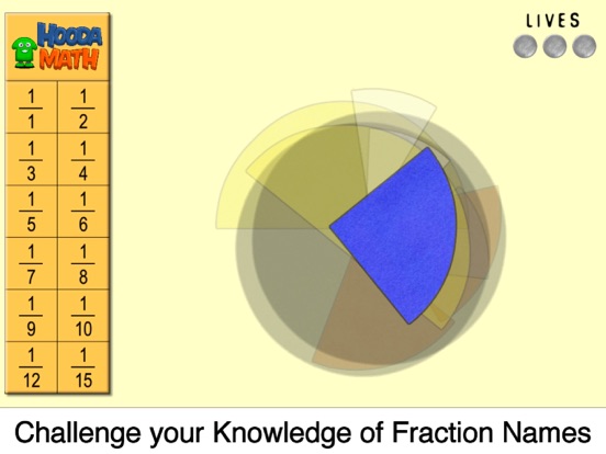 Fraction Circles iPad app afbeelding 4