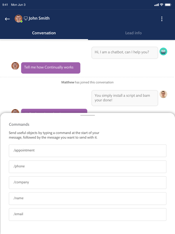 Screenshot #5 pour Continually Live Chat