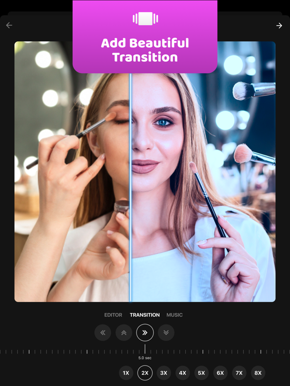 Before After Effect Collage BA iPad screenshot 4 - Photo & Video app