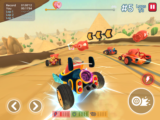 Starlit On Wheels: Super Kart iPad app afbeelding 1