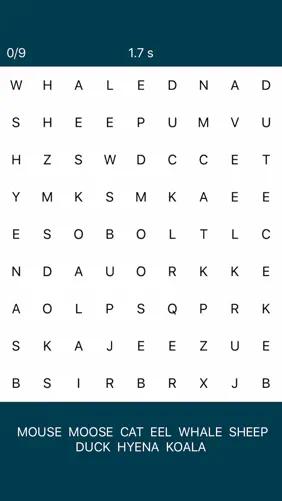 Word Search Wear - Watch game screenshot 1