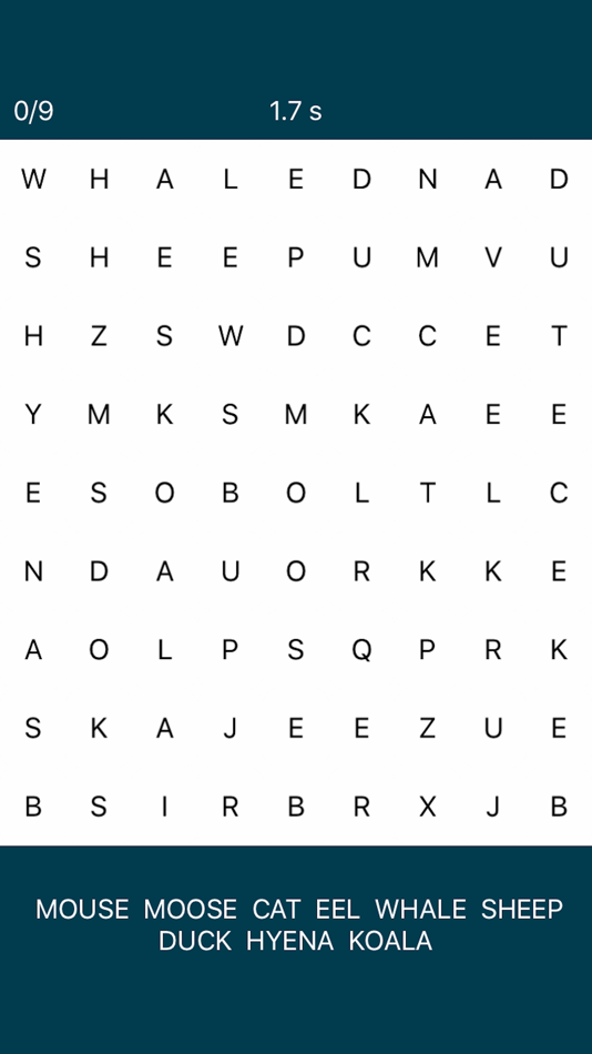 #1. Word Search Wear - Watch game (iOS) By: Tocapp Games S.L.