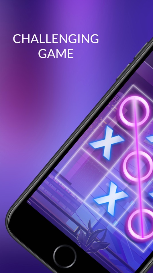#1. TIc Tac Toe GLOW Tik Tack Toe (iOS) 由: OTHMANE EL MOUJAHID