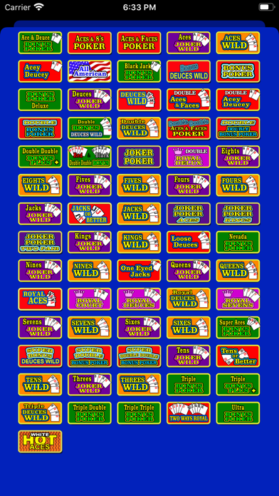 Video Poker Analyzer Screenshot