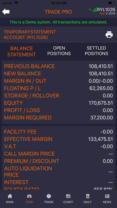 TradePro EquityworldFutures Screenshot