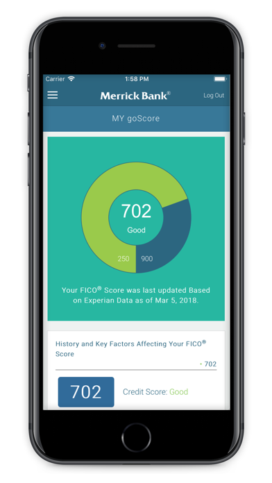 Merrick Bank Mobile Screenshot