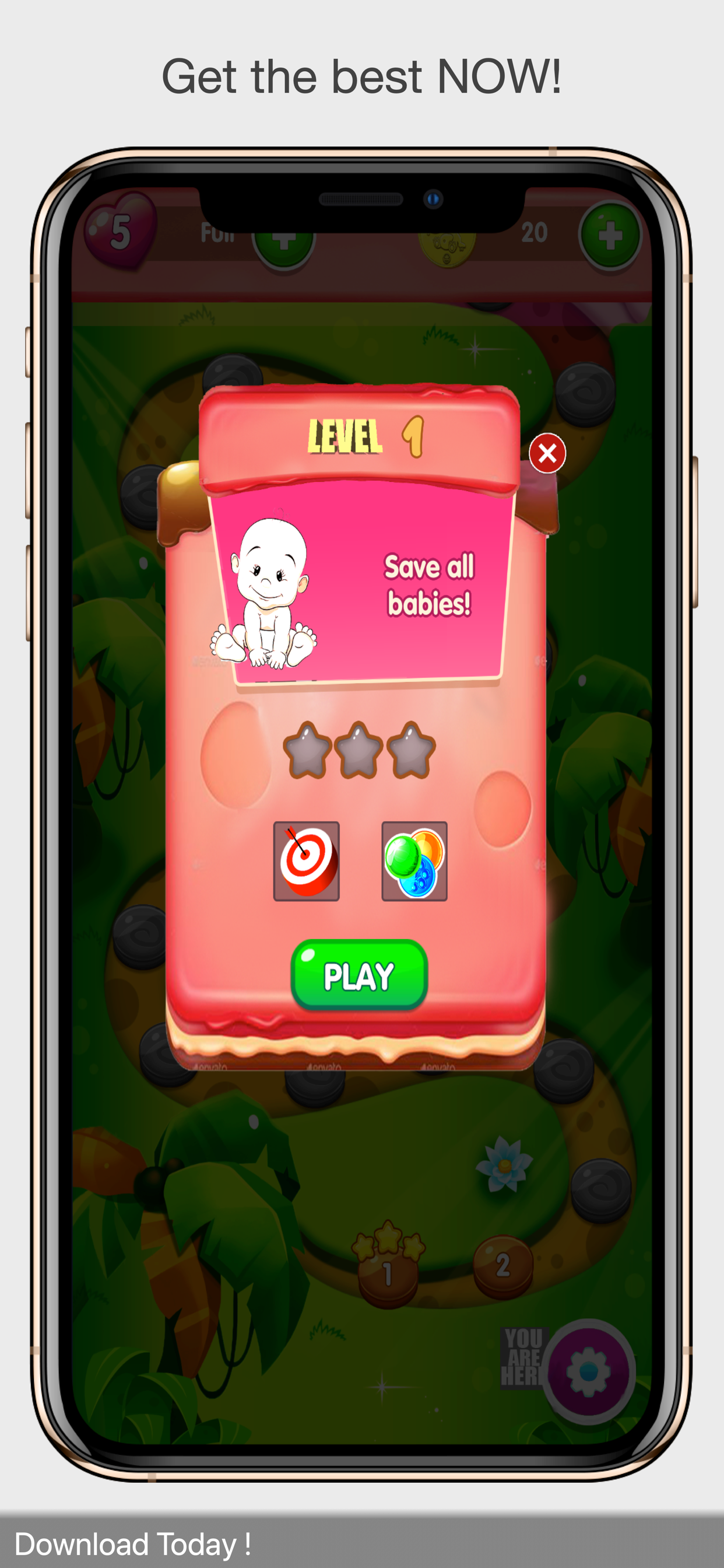 Bubble Shooter Rescue Babies screenshot 5