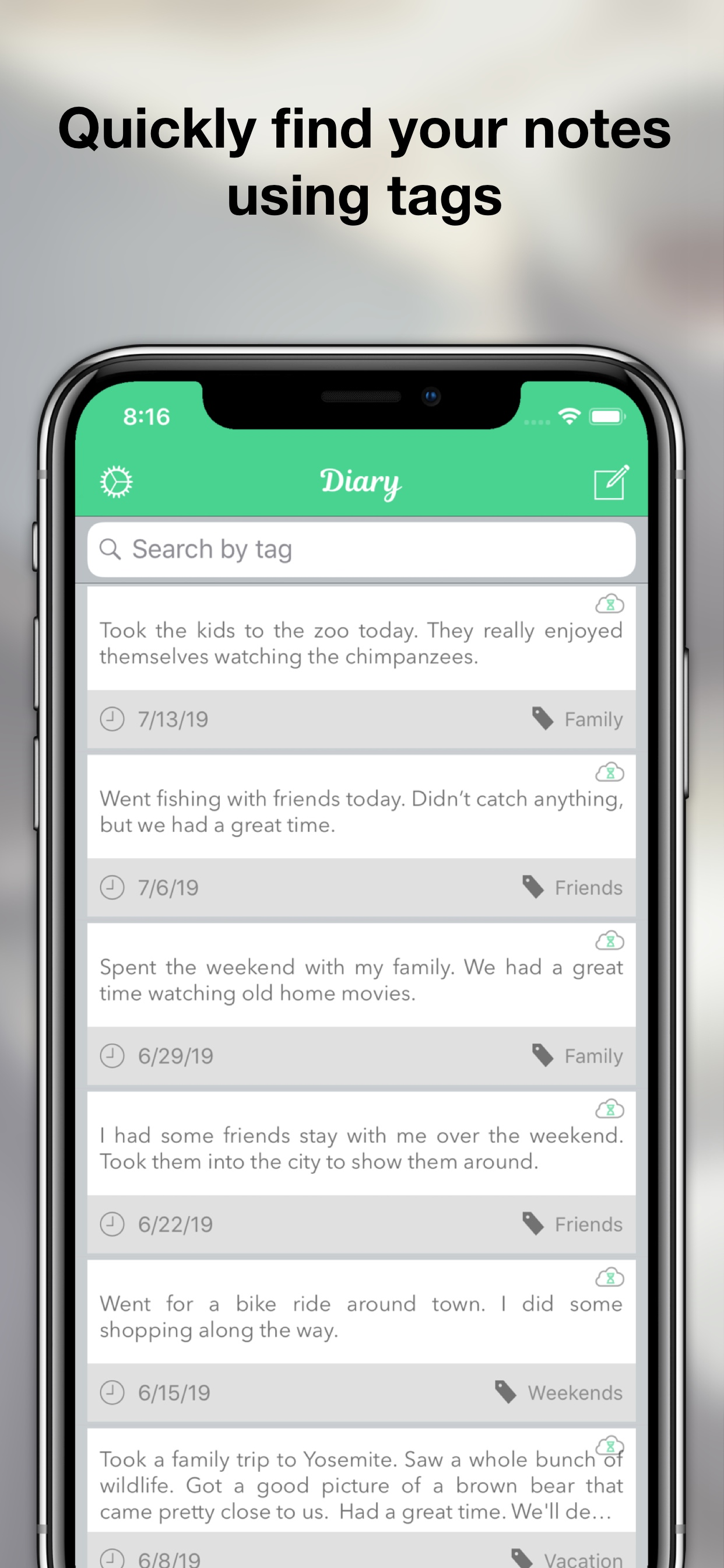 Life Diary - Memories & Notes screenshot 5