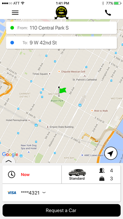 Europa Taxi Screenshot