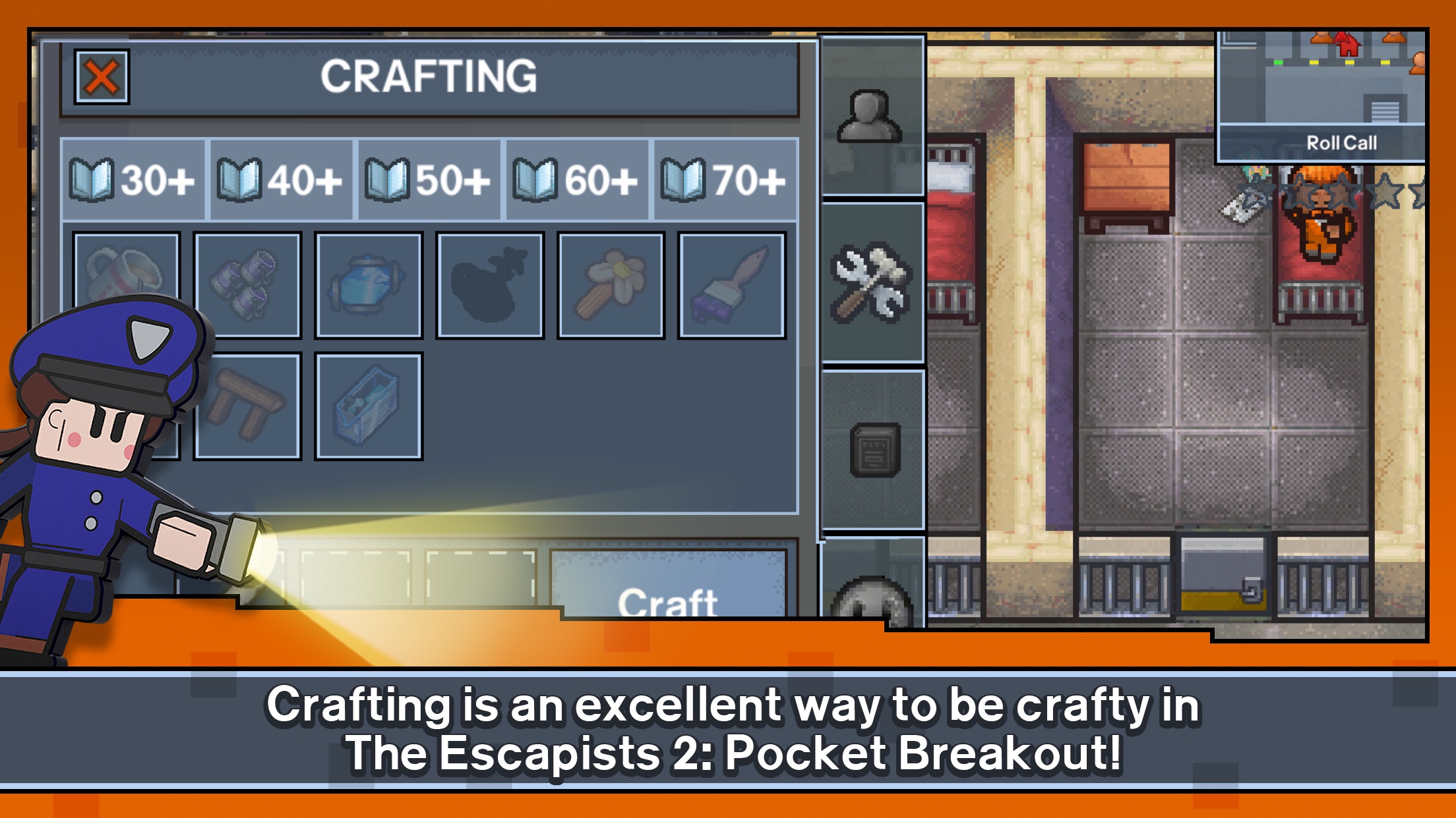 Screenshot do app Escapists 2: Pocket Breakout