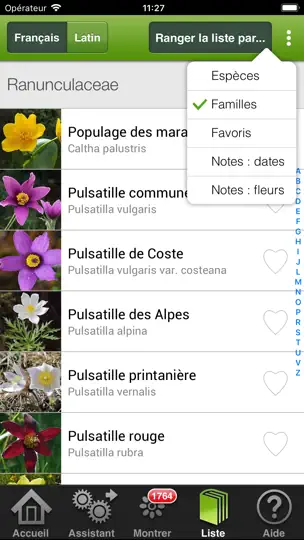 Capture d'écran de Fleurs En Poche sur iPhone 4