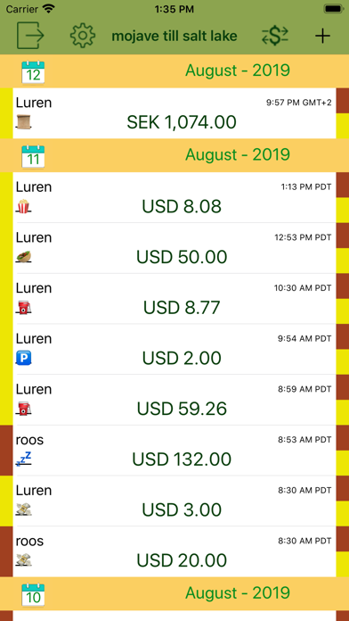 Screenshot #2 pour TravelPurse