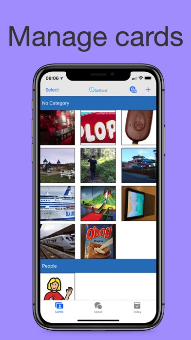 CardSpeak - An Autism App Screenshot