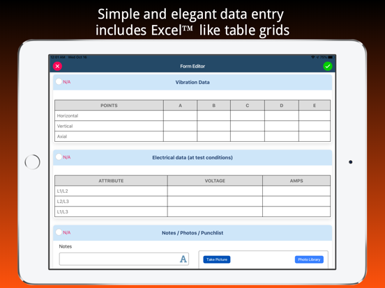 XForms Cx Mobile iPad screenshot