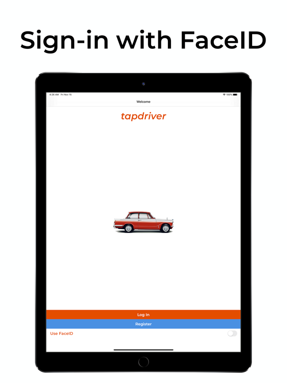 tapdriver delivery iPad screenshot 2 - Navigation app