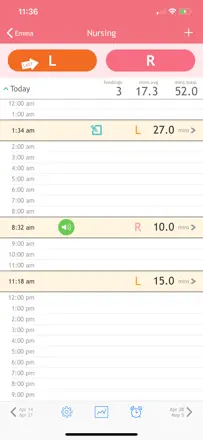 Baby Breastfeeding Tracker: Screenshot 2 von 6