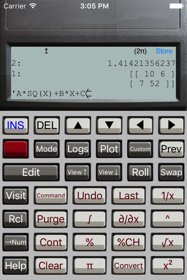 Halcyon Calc Lite screenshot 2