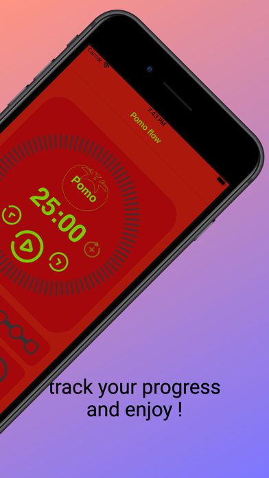 Screenshot #2 pour PomoFlow - Focus flow