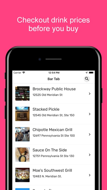 Bar Tab — Drink Price Finder