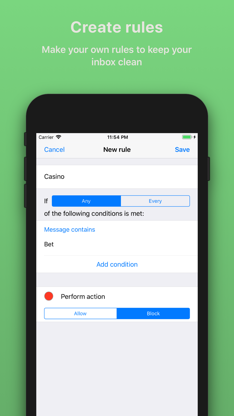 SMS Filter screenshot 2