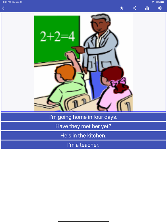 Danish Learning iPad screenshot 5 - Education app