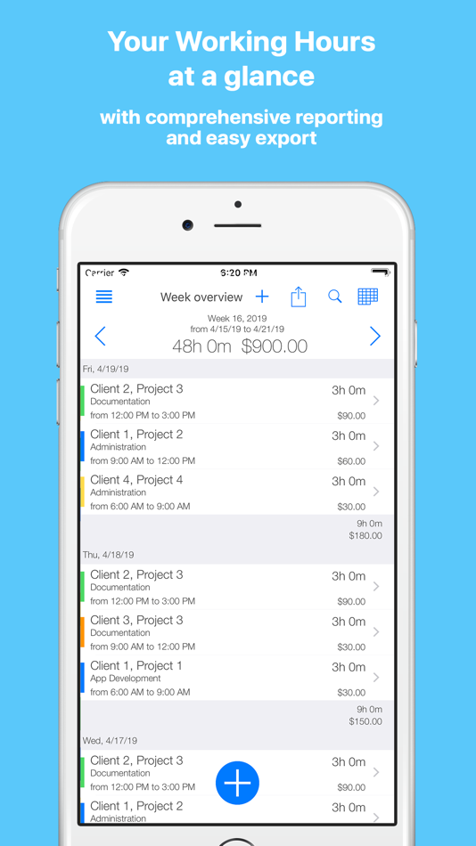 #3. TimeTrack for Freelancers (iOS) By: TimeTrack GmbH