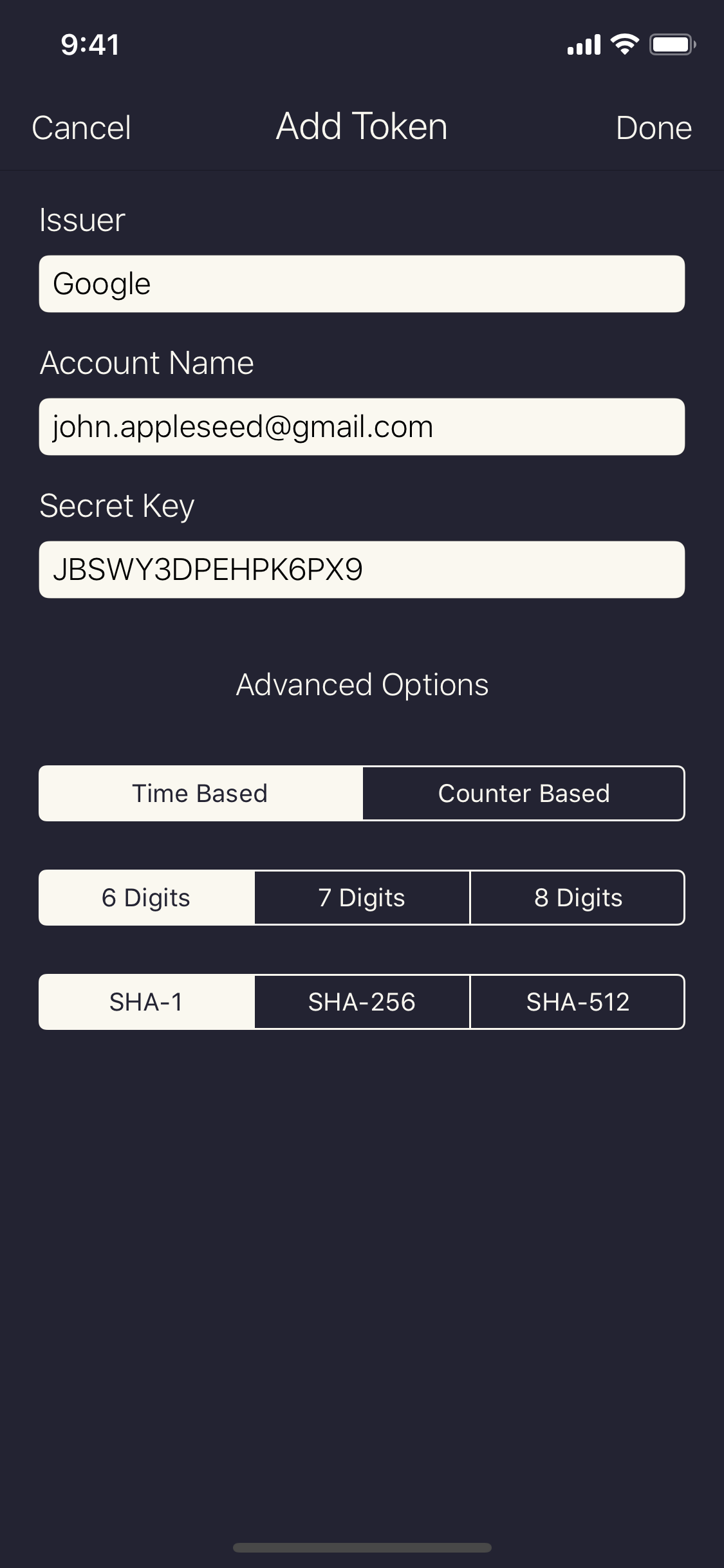 Authenticator