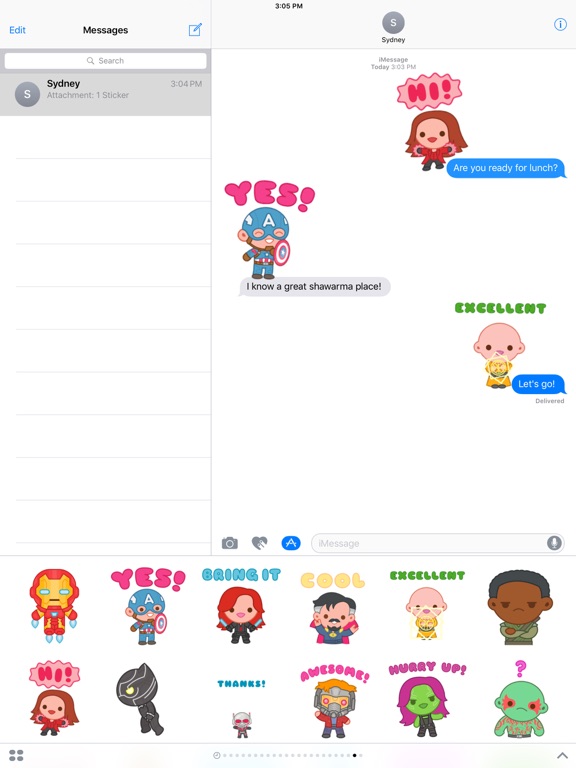 Screenshot #5 for Marvel Stickers: Hero Mix