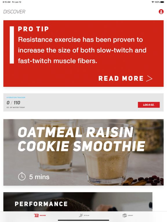TB12 iPad screenshot 3 - Health & Fitness app