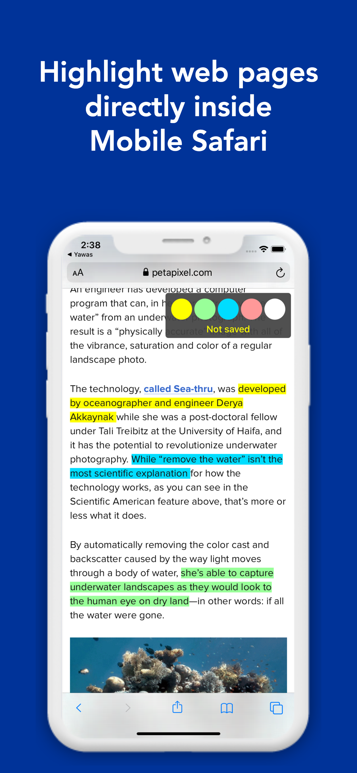 Yawas Web Highlighter