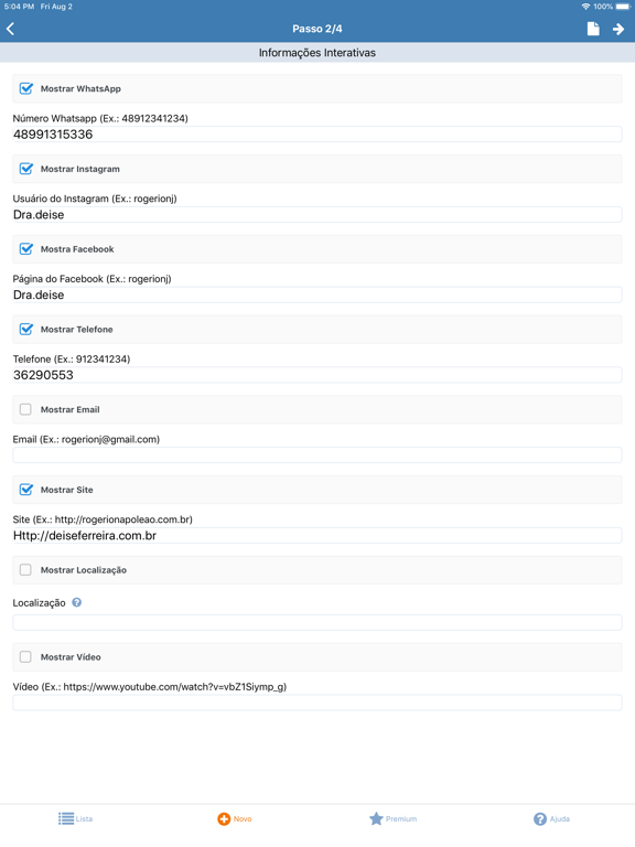 Screenshot #6 pour Cartão Interativo