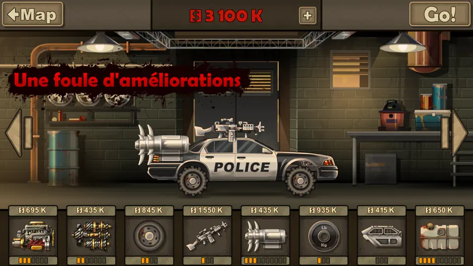 Capture d'écran de Earn To Die 2 sur iPhone 4