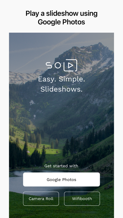 SoloSlides for Google Photos Screenshot