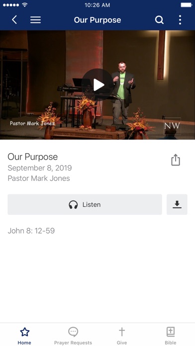 Northwest Family Fellowship Screenshot