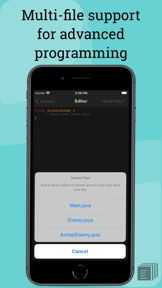 Learn Java Coding Lessons App screenshot