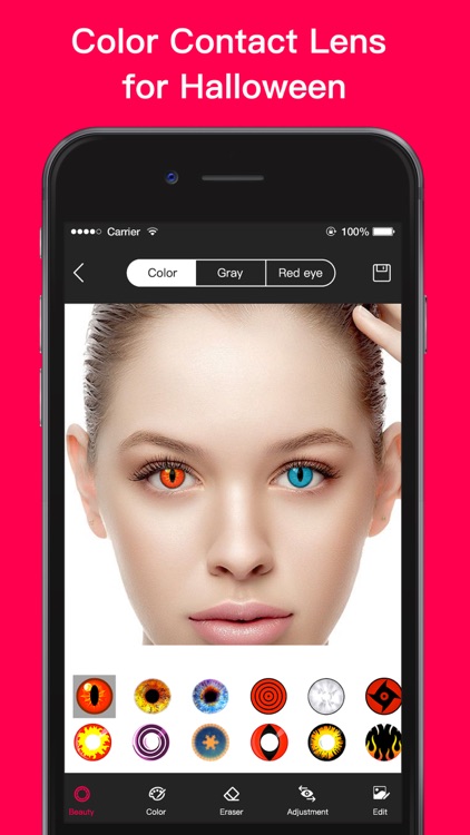 Magic Eye Color-Face Makeup screenshot-8