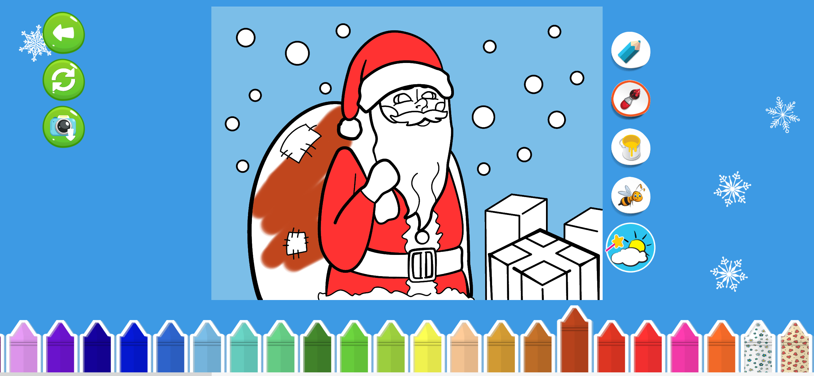 Kids Christmas Colouring Pages