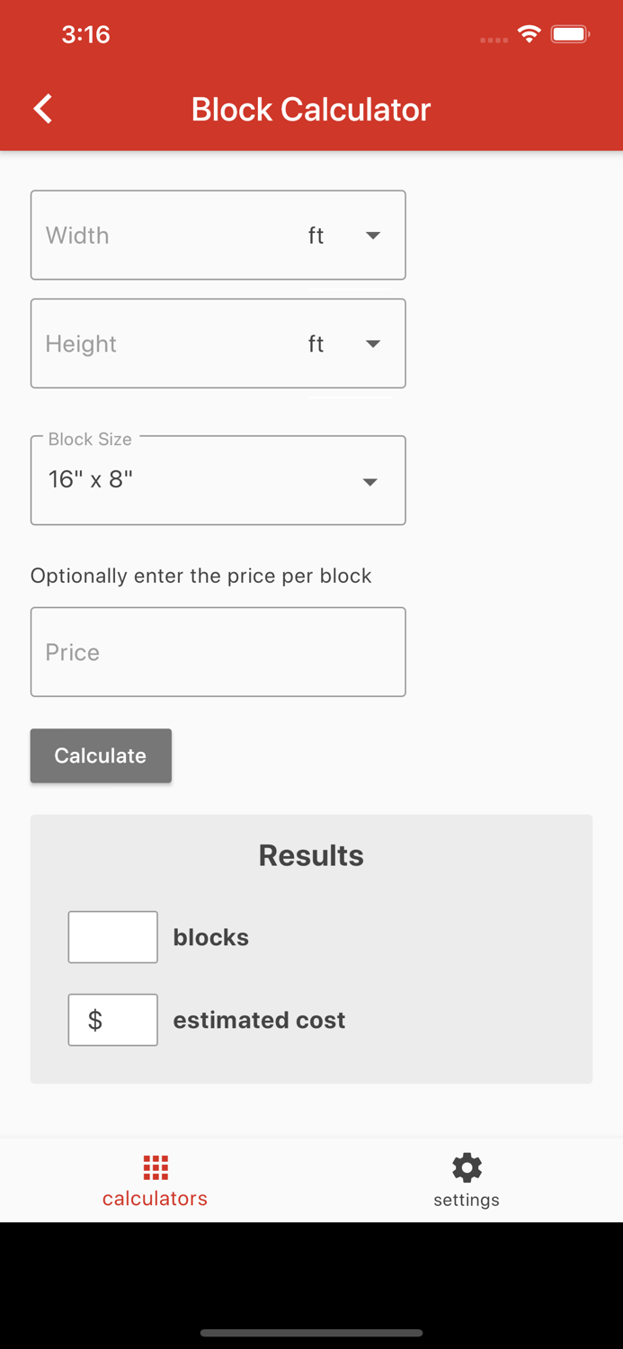 Block Calculator Plus
