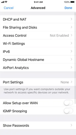 AirPort Utility iPhone image 3