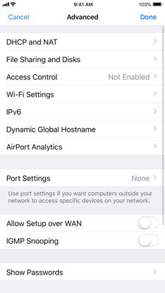 AirPort Utility screenshot 3