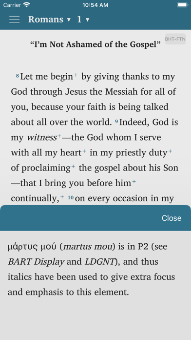 Blessed Hope Translation Screenshot