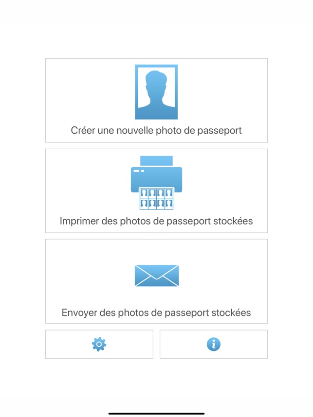Photo de passeport dans l'App Store