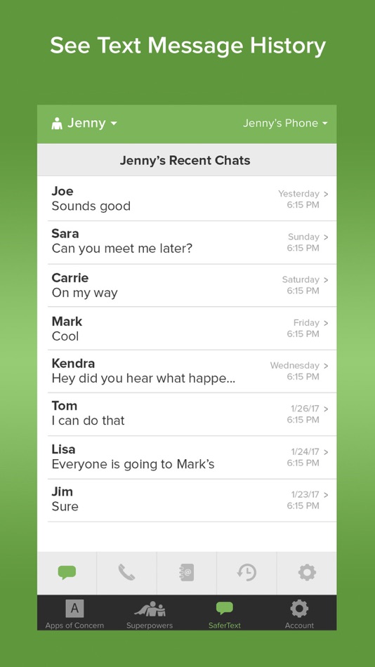 #1. SaferKid Text Monitoring App (iOS) 由: SaferKid, Inc.
